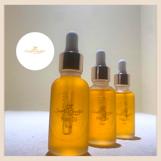 HAIR OIL - COLD PRESSED ROSEHIP OIL INFUSED WITH ORGANIC TEA TREE OIL